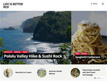 Tablet Screenshot of lifeisbetterred.com